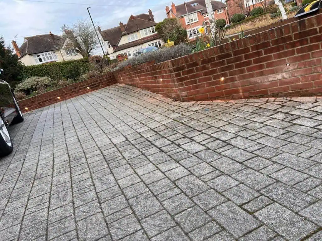 Stylish outdoor wall lighting enhancing home facade in North London