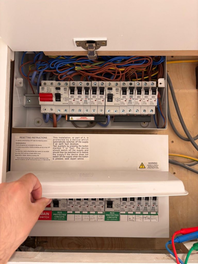 New fuse board installation in Earl’s Court property