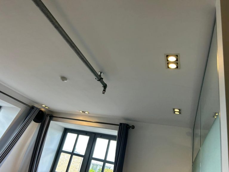 Electricians4London team carrying out emergency lighting installation in Highgate