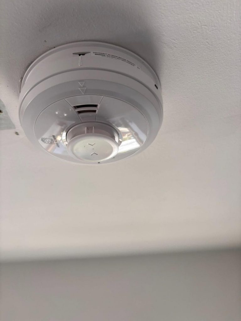 Smoke alarm fitted in Earl’s Court residential property