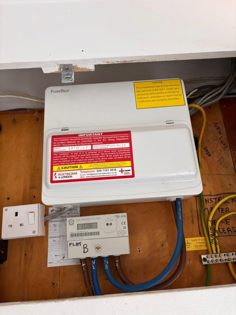 NICEIC approved electrician upgrading home electrical system