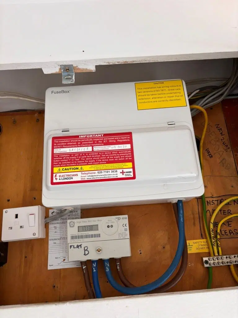 NICEIC approved electrician upgrading home electrical system
