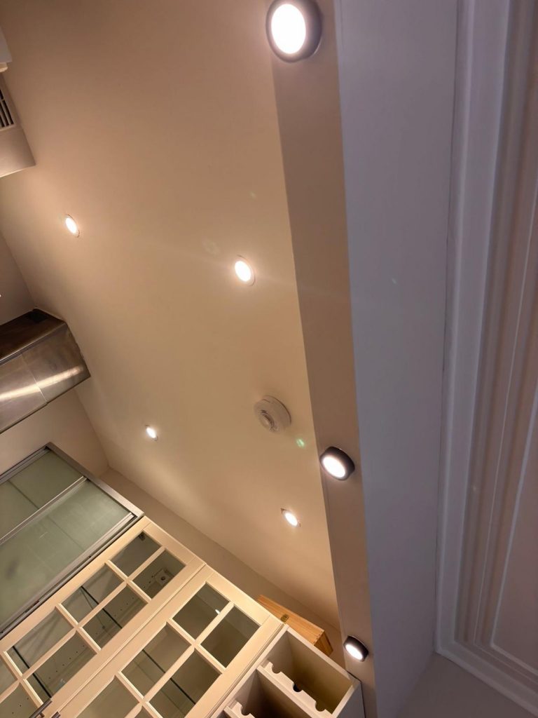 Rewiring work carried out in London Victorian terrace house