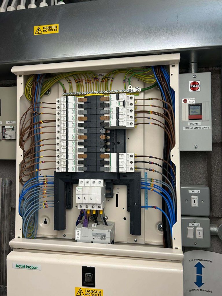 three phase power installation commercial property Chelsea London
