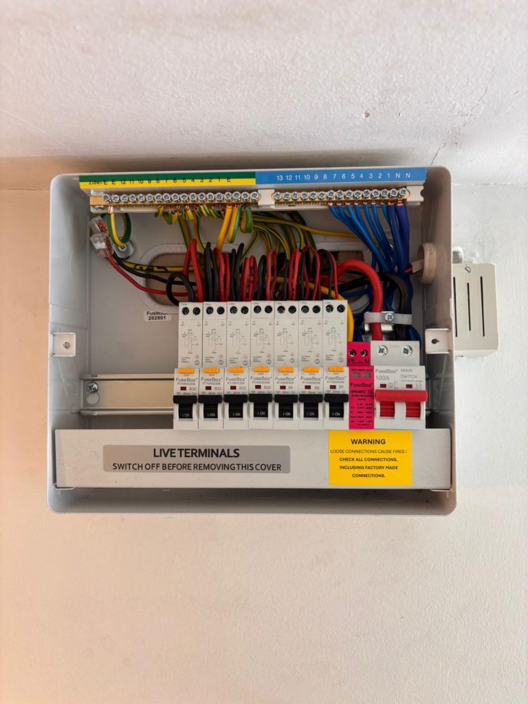 10mm earth bonding installation to gas meter by Electricians4London